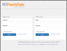 Tablet Screenshot of mlspropertyfinder.com